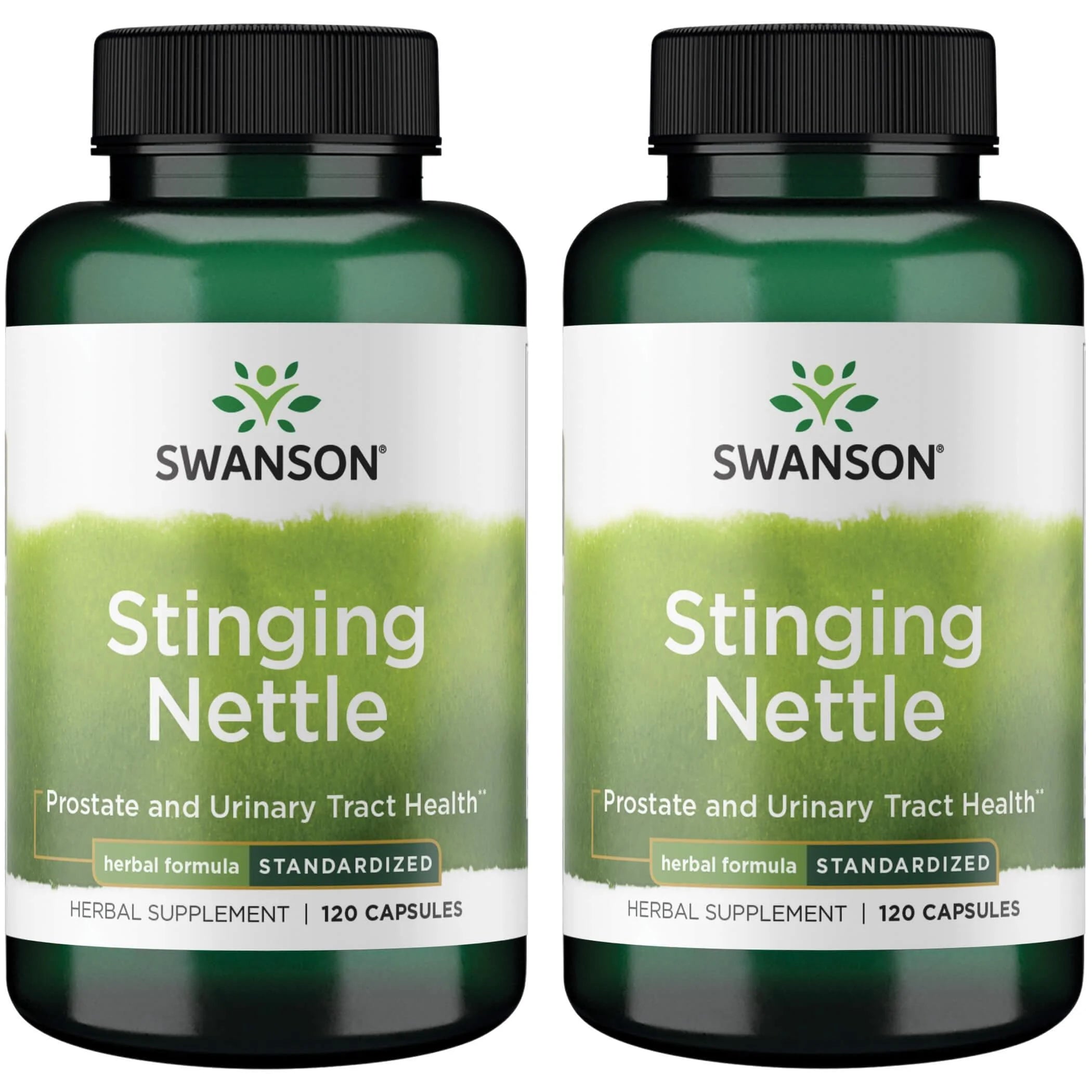 Swanson Stinging Nettle - Standardized 120 Caps 2 Pack