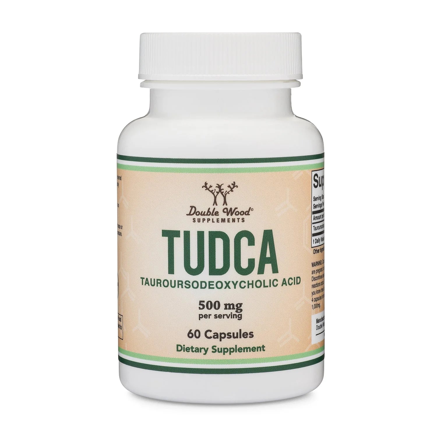 TUDCA Liver Support Supplement, (60 Capsules, 250Mg) Genuine Bile Acid TUDCA with Strong Smell and Taste by