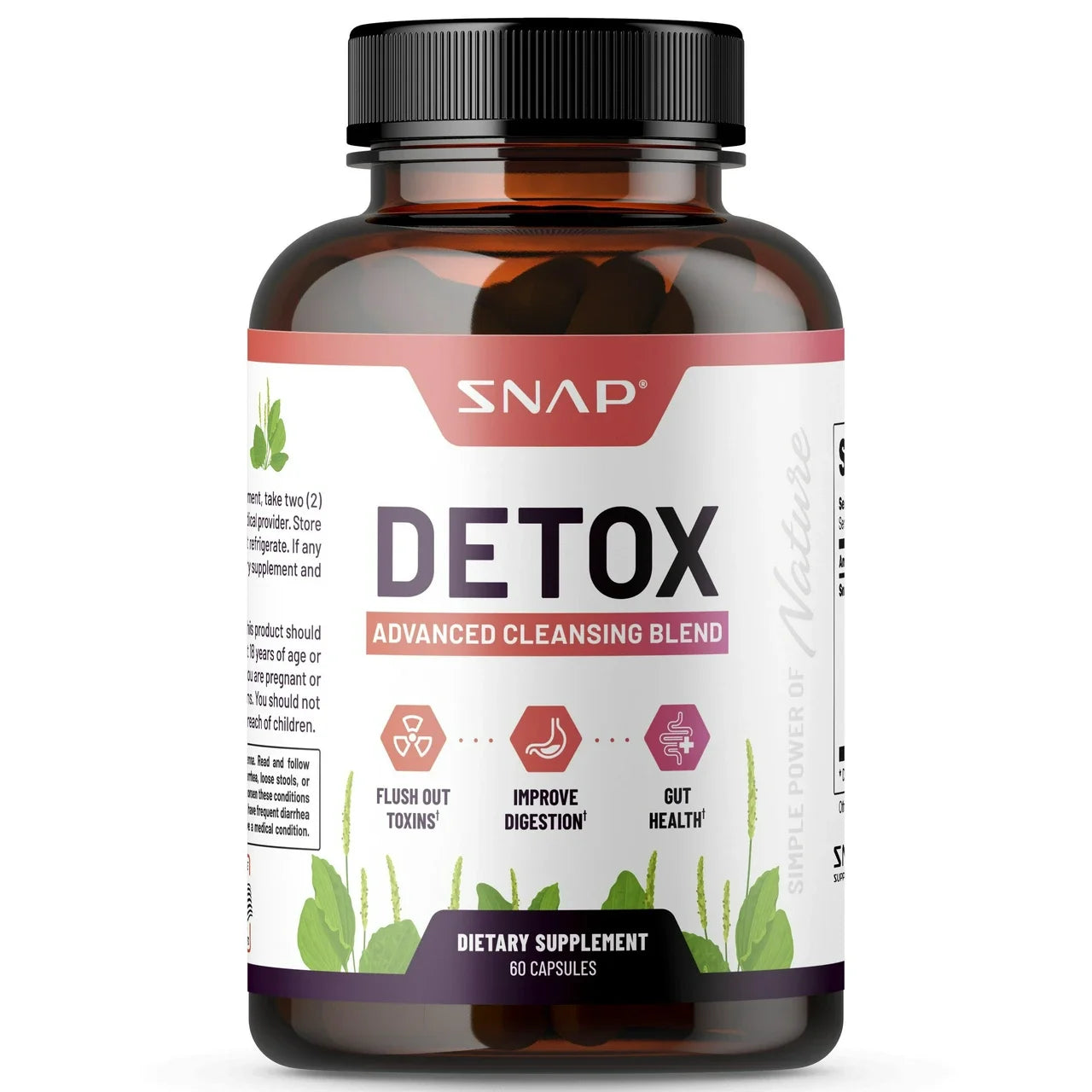 Keto Detox, Advanced Blend for Full Body Cleanse, Improve Digestion - 60 Capsules