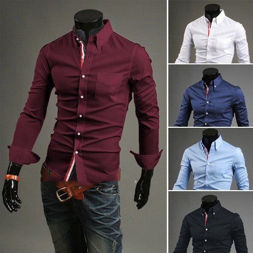 New Men's Long-sleeved Shirts For Men