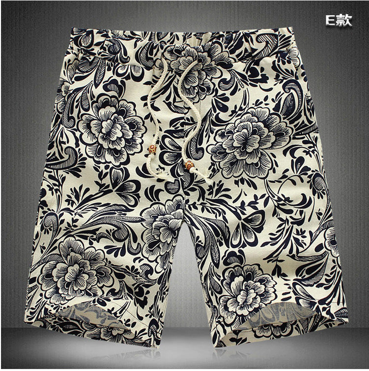 Men's linen shorts