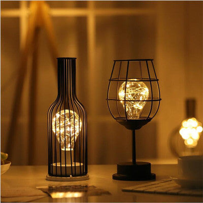 Wire-Design table lamps