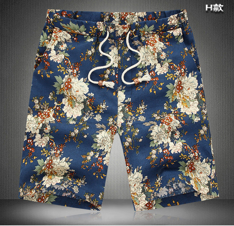 Men's linen shorts