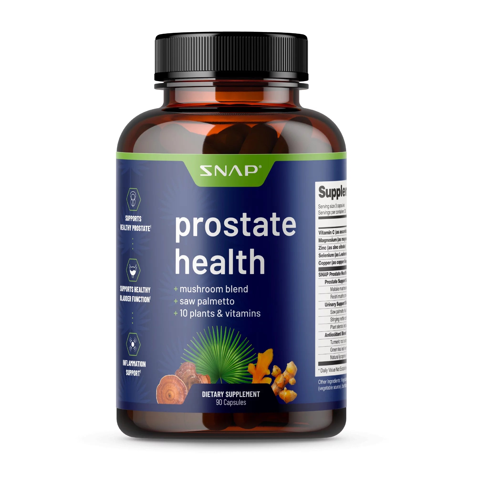 Prostate Health for Men, Saw Palmetto Dietary Support Formula, 90 Capsules