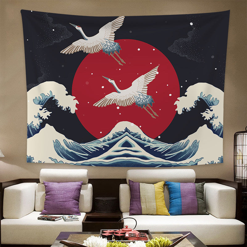 Japanese style background cloth tapestry