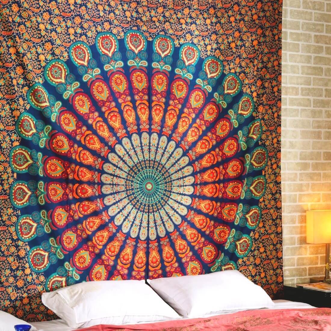 Printed Mandala Home Tapestry Wall Hanging Wall Decoration