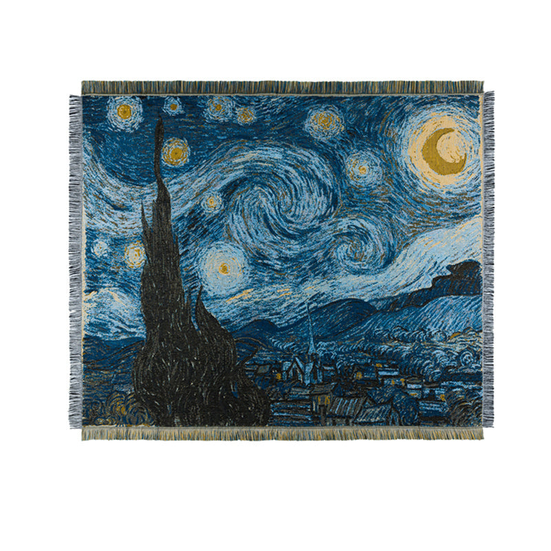 Starry night and starry sky tapestry