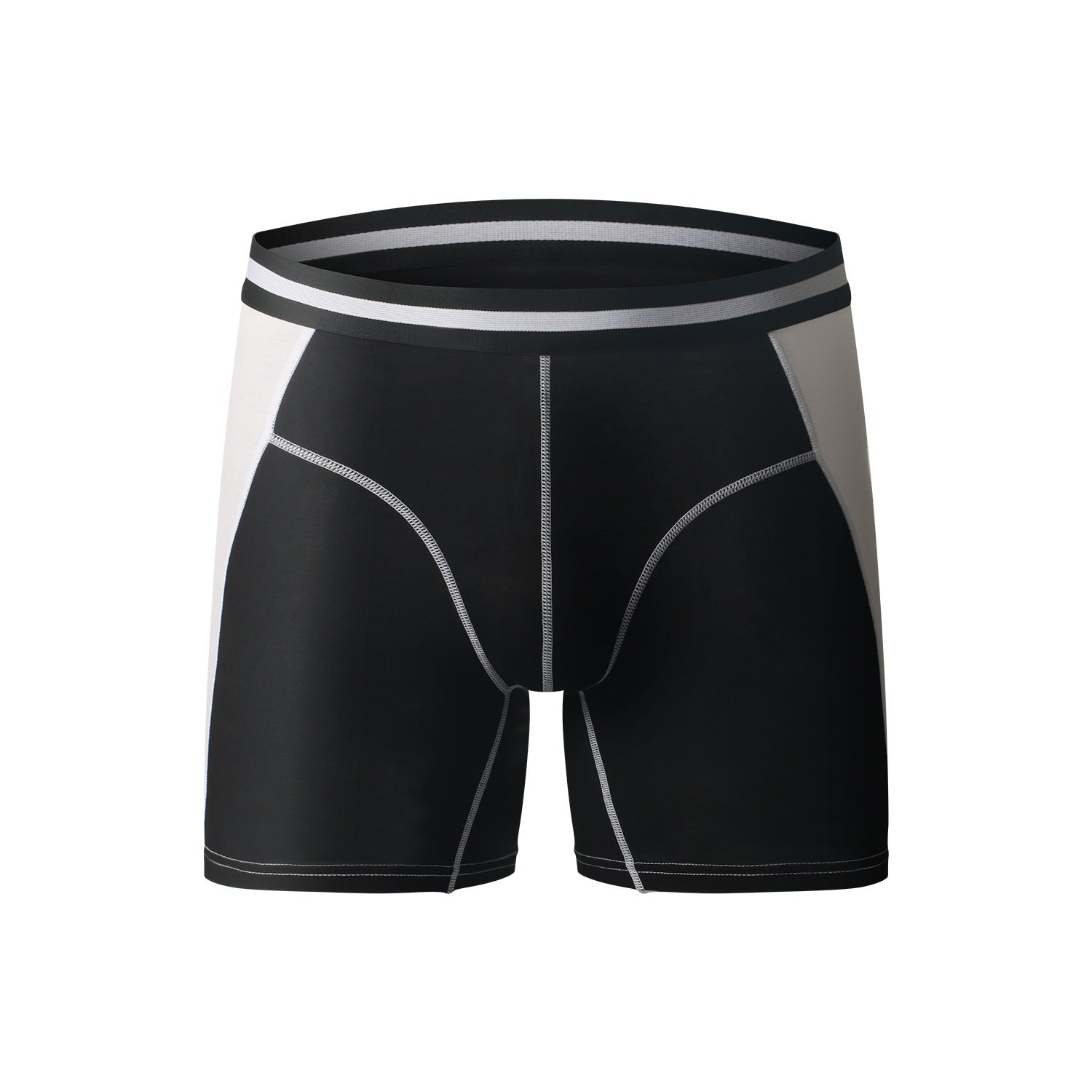 Color Block Modal Shorts And Long Boxer Briefs