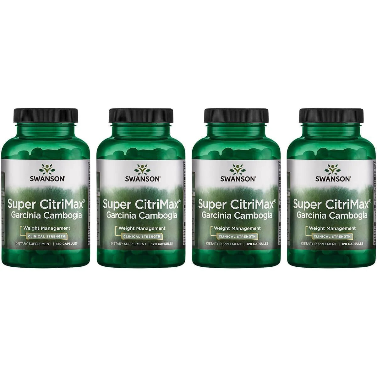 Swanson Super Citrimax Garcinia Cambogia 120 Caps 4 Pack