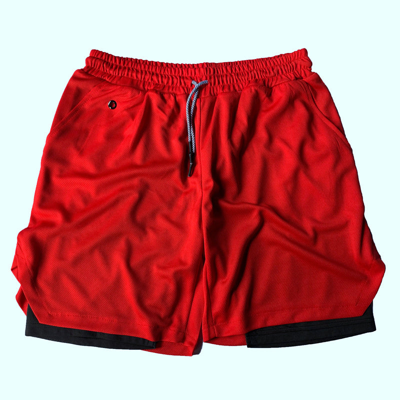 Men's Running Shorts 2 In 1 Mesh Quick Dry