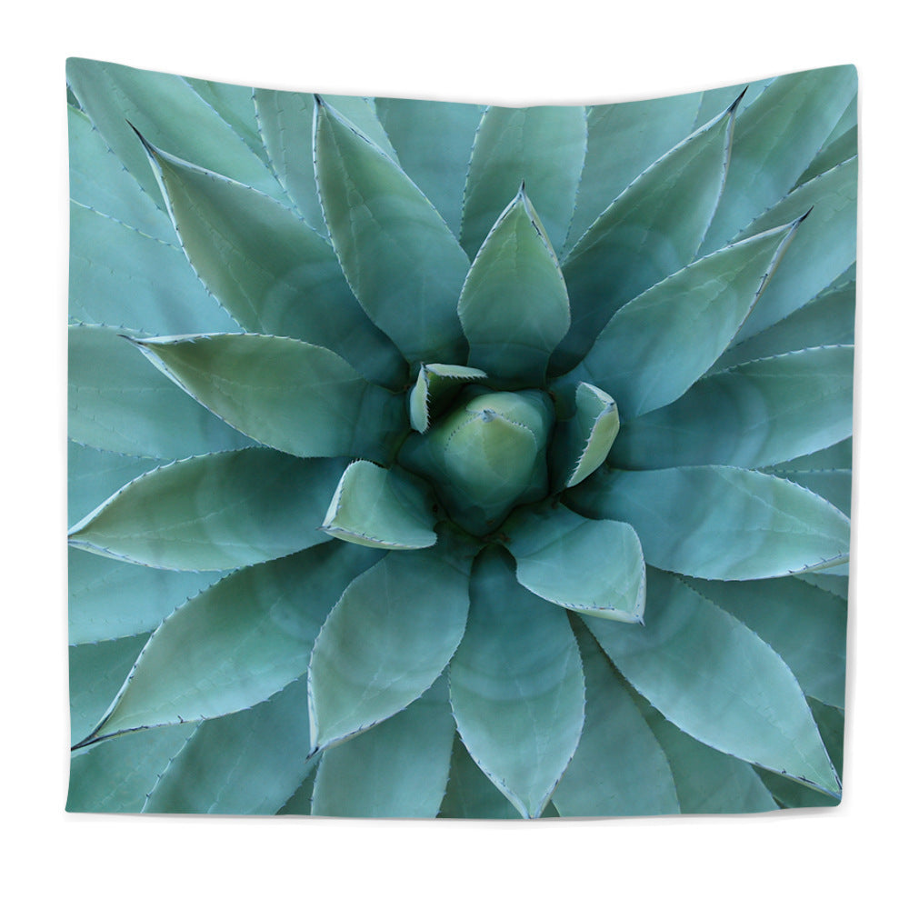 HD Mandala Cactus Multi-function Tapestry Wall Hanging Beach Towel