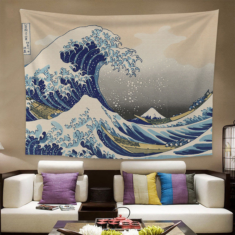 Japanese style background cloth tapestry