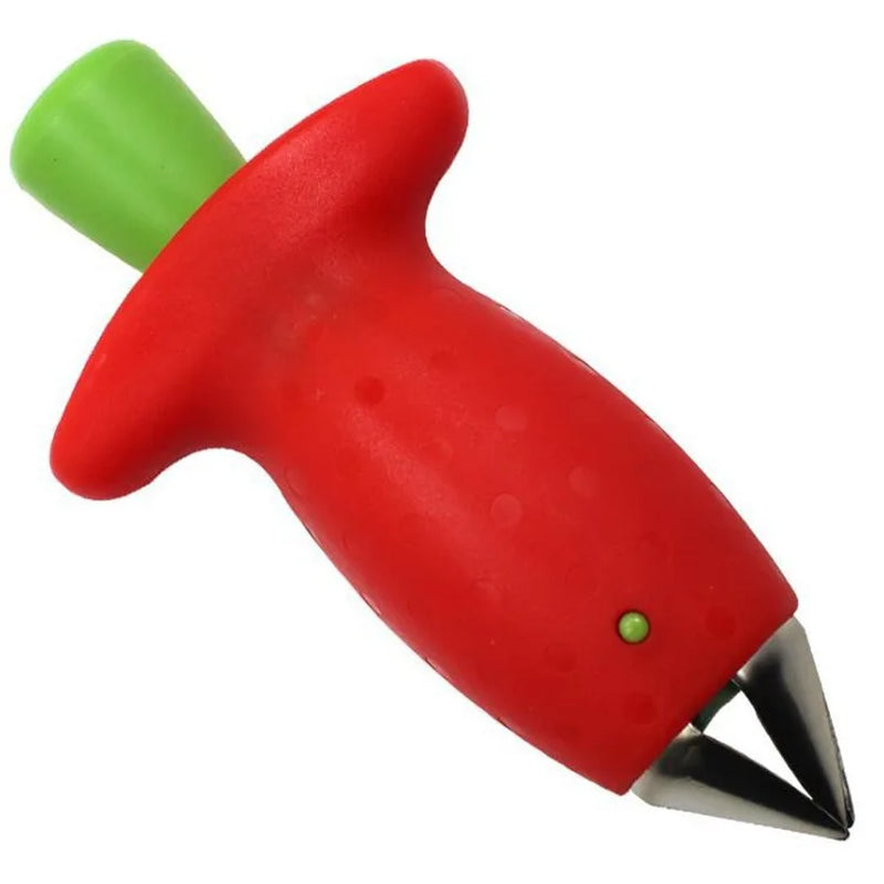 Funny Strawberry Stem Leaves Huller Remover Detachers Removal Fruit Corer Creative Stuff Kitchen Gadgets