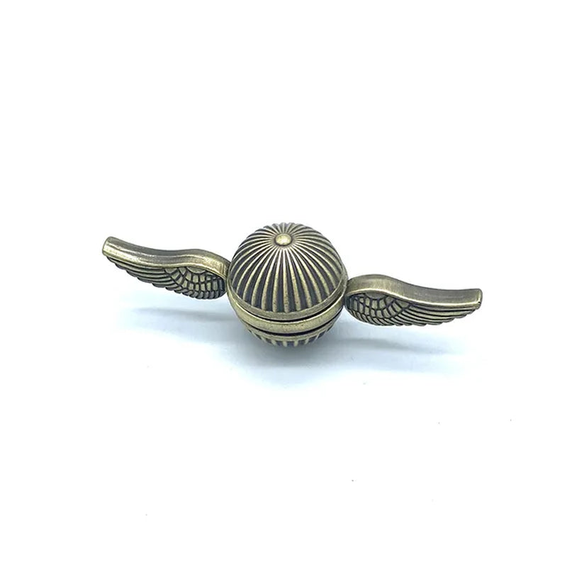 Golden Snitch Fidget Spinner Toys Metal anti Stress Hand Spinner Toys Spinning Gyro Gyroscope Toys for Adult Children Xmas Gifts