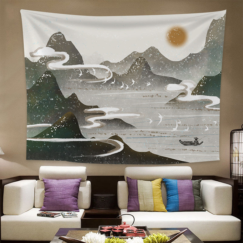 Japanese style background cloth tapestry