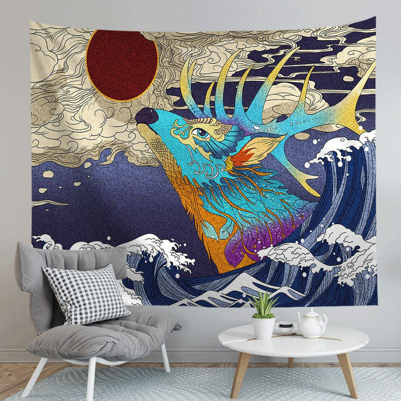 Japanese style background cloth tapestry