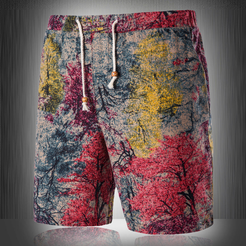 Men's linen shorts