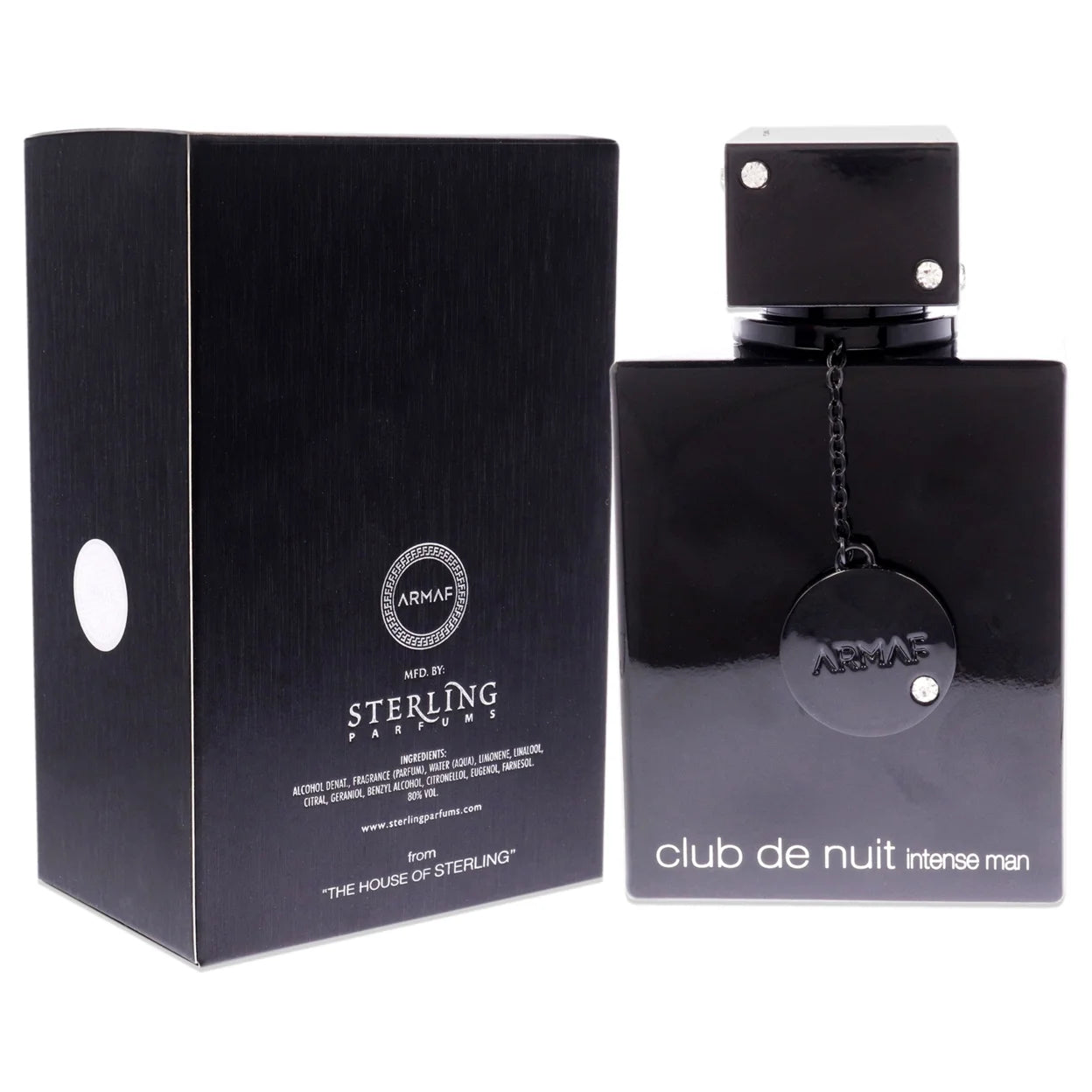 Club De Nuit Intense Eau De Toilette Spray, Cologne for Men, 3.6 Oz