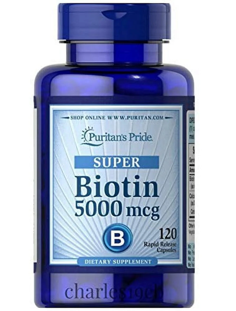 Biotin 5000 Mcg-120 Capsules