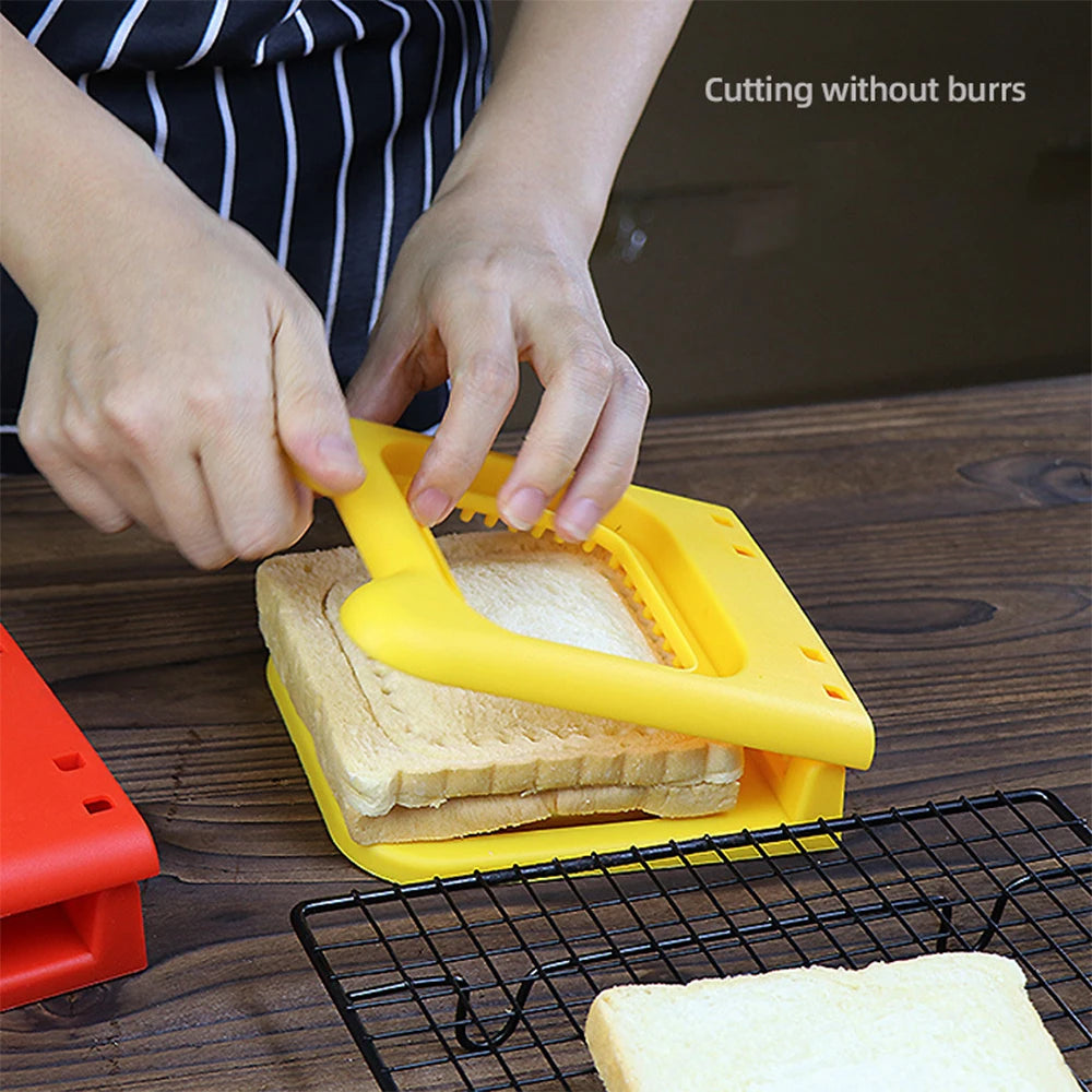 DIY Sandwich Cutters Mould Square Food Toast Bread Mold for Kids Breakfast Vegetable Cutting Molds Baking Accessories