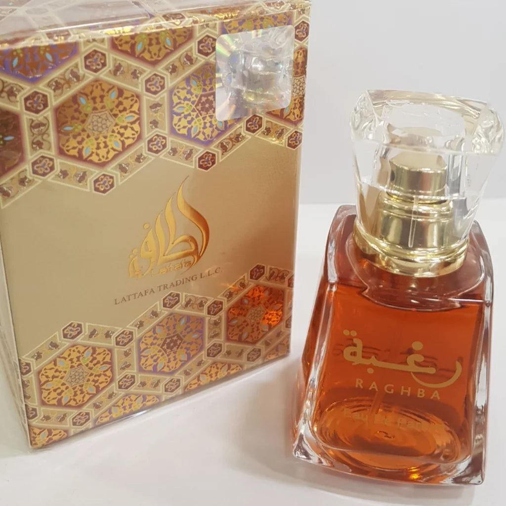 Raghba EDP Spray 3.4 Oz / 100 Ml & Deodorant 1.6 Oz for Unisex