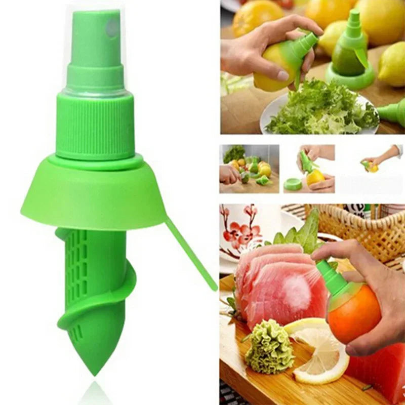 Manual Orange Juice Squeeze Juicer Lemon Spray Mist Orange Fruit Squeezer Sprayer for Salad Fresh Flavor Kitchen Cooking Tools