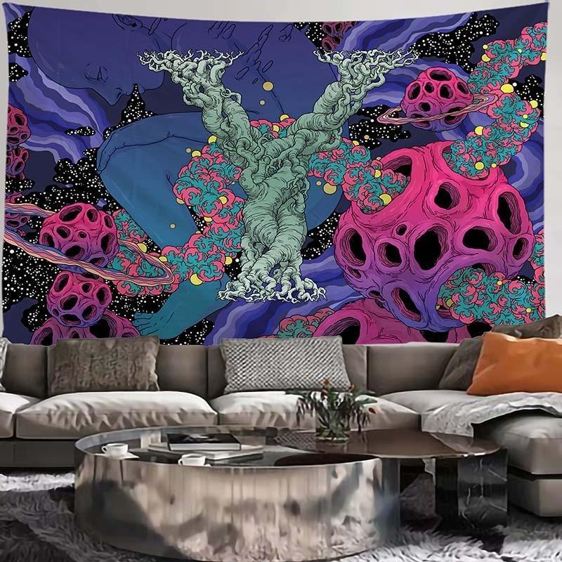 Psychedelic Pores Tapestry