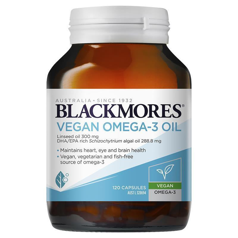 Blackmores Vegan Omega 3 120 Capsules