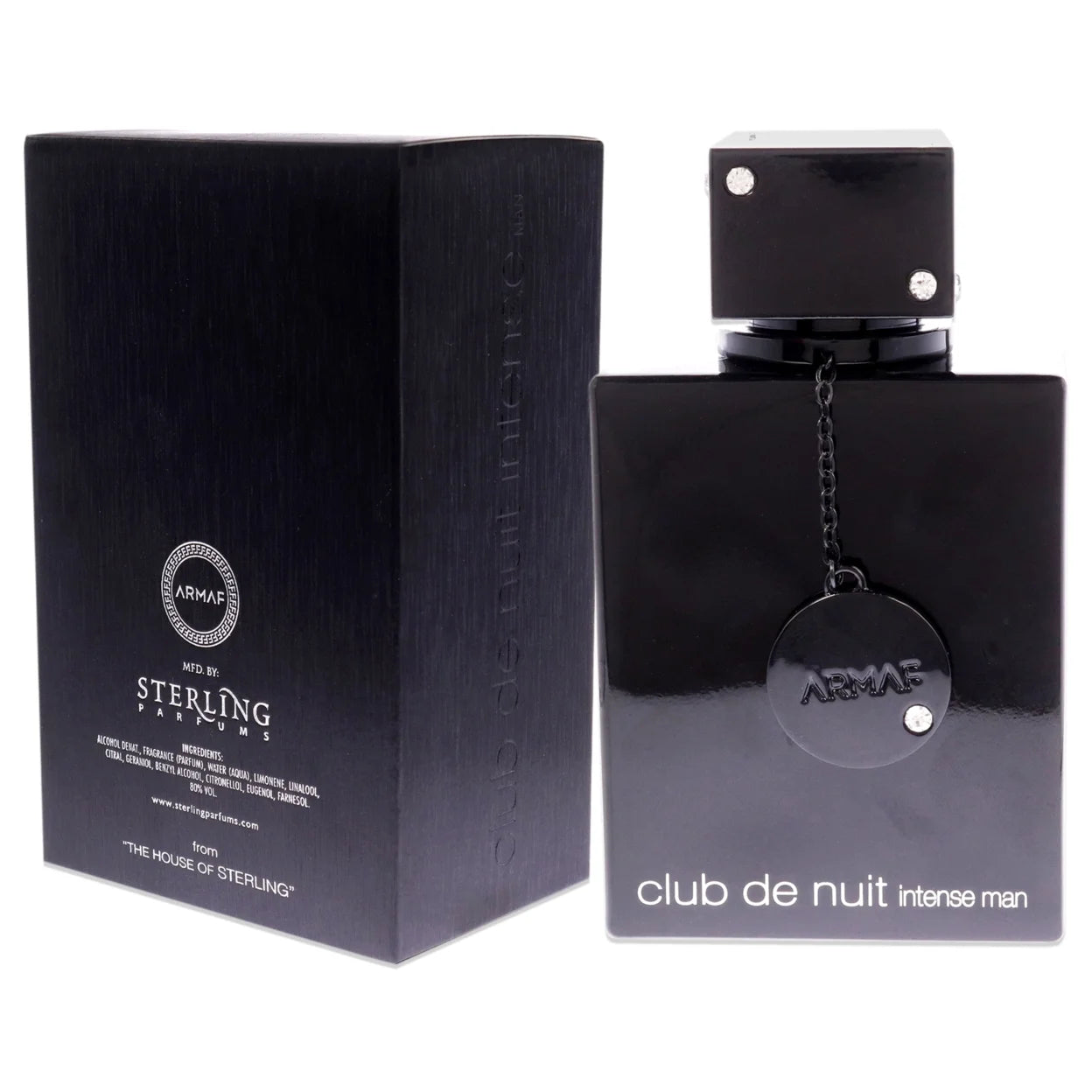 Club De Nuit Intense Eau De Toilette Spray, Cologne for Men, 3.6 Oz