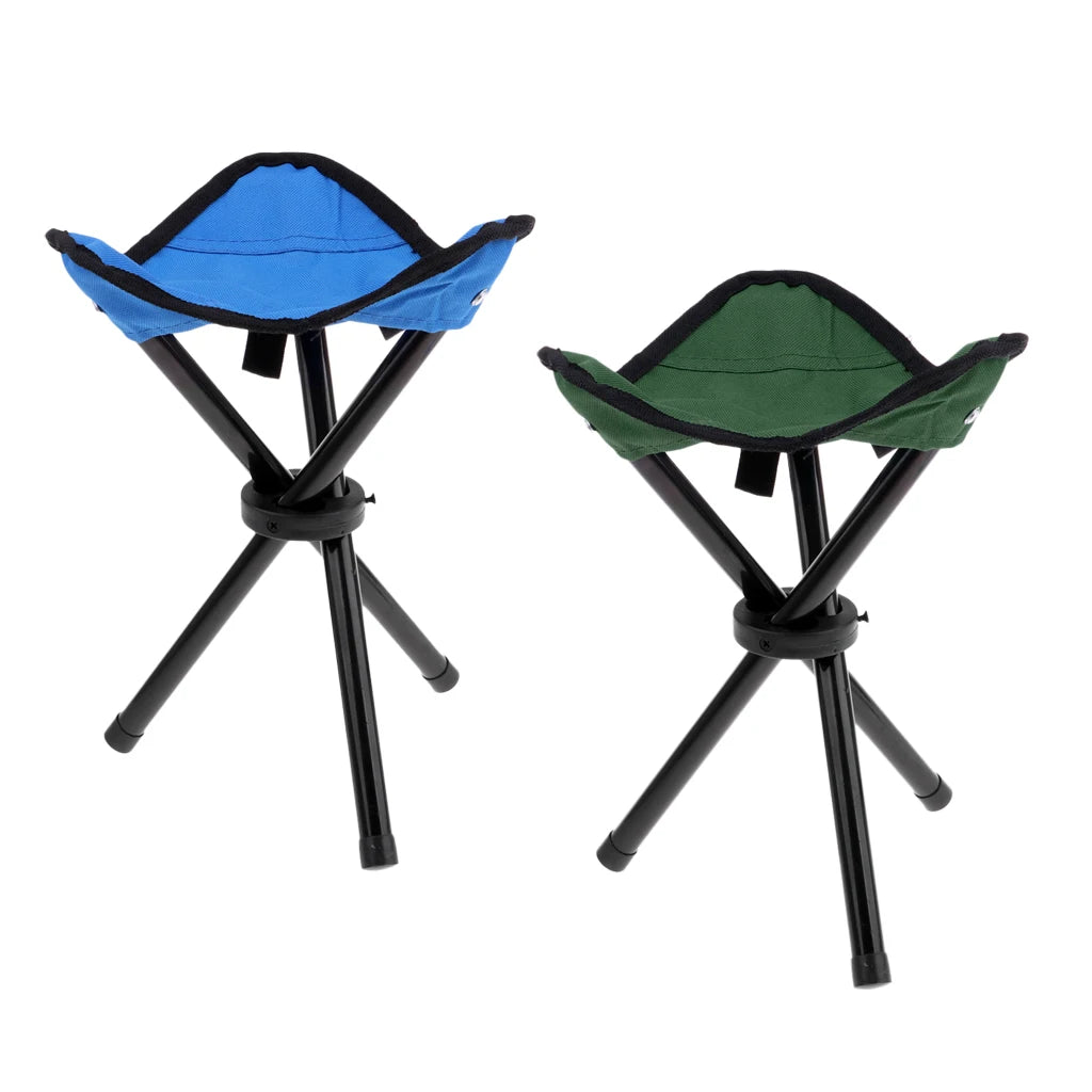 Foldable Portable Tripod Stool Folding Chair for Outdoor Fishing Camping Hunting Hiking Ultralight