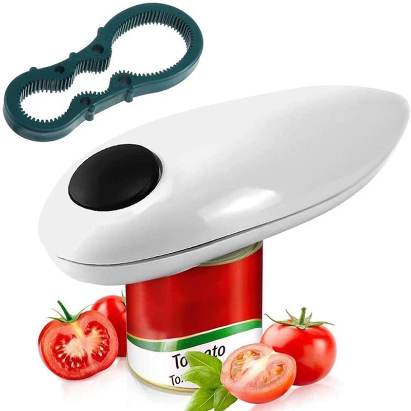 Electric Can Opener Automatic Jar Bottle Can Open Machine One Touch Portable Kitchen Hand Free Opening Opener Tool Gadgets