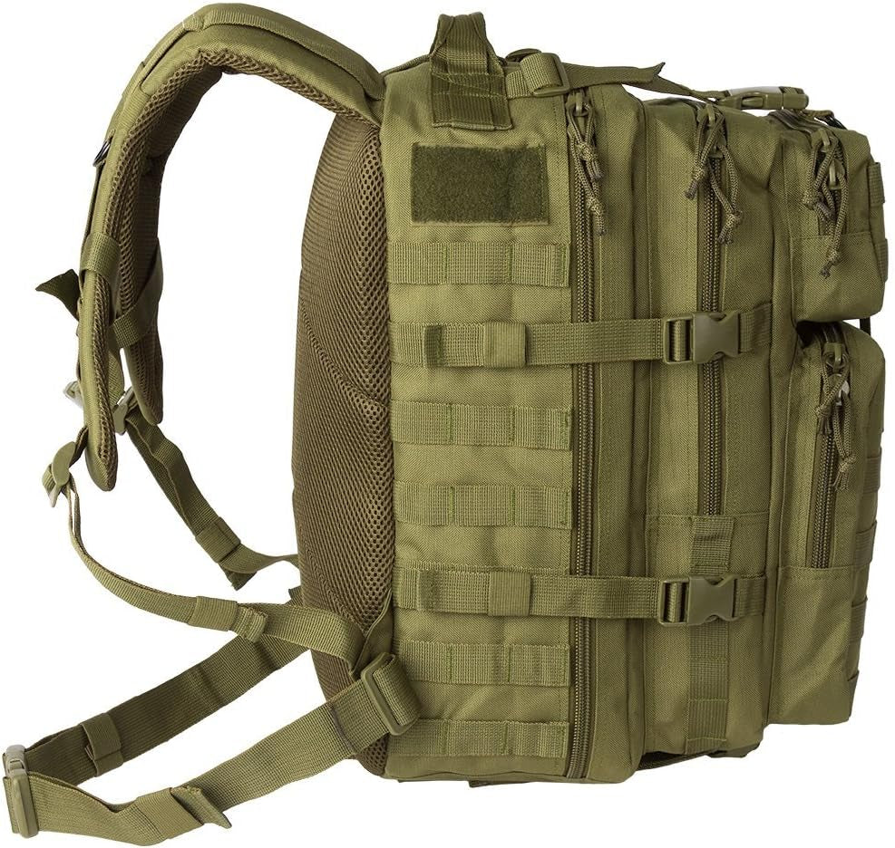 Bravo, Military Style Hiking Camping Backpack, Rucksack Daypack, MOLLE Equipped, Hydration Pack Compatible, Capacity 34L (Olive Drab)