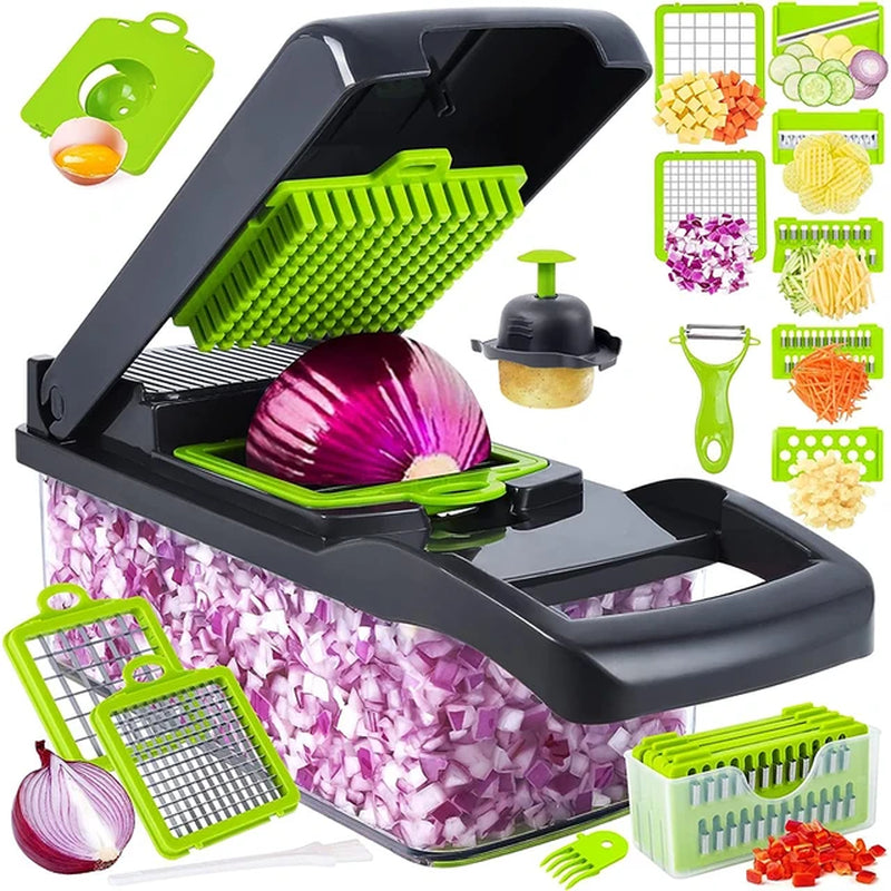 Multi-Functional Vegetable Cutter Household Potato Slicer Kitchen Radish Grater Slicer Kitchen Home Fruit Vegetable Tools