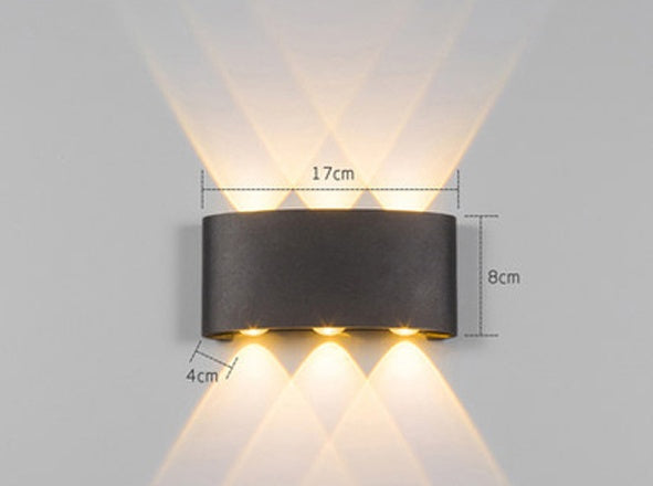 Led Wall Lamp Bedroom Bedside Lamp Garden Decoration Living Room Background Wall Lamp Waterproof Outdoor Spotlight