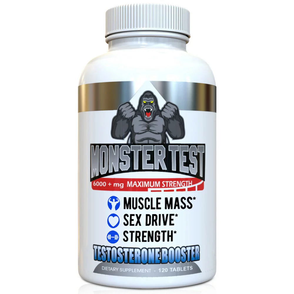 Monster Test 120Ct +Monster Just Tribulus Testosterone Booster